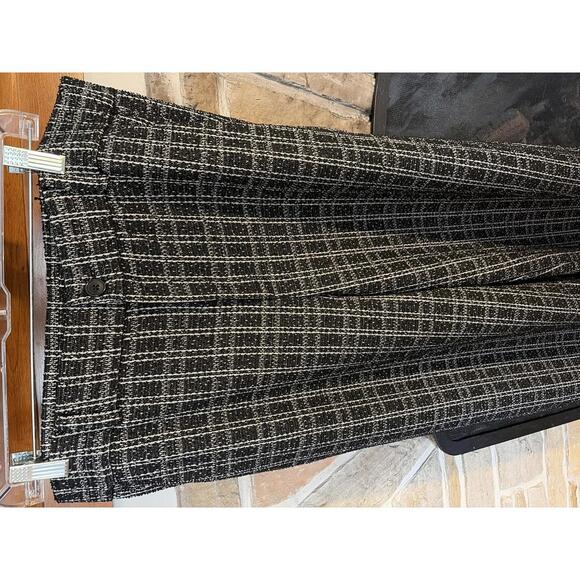 NEW Torrid Pull On Wide Leg Boucle High Rise Pant Black and White Tweed Size 20R - Picture 2 of 6